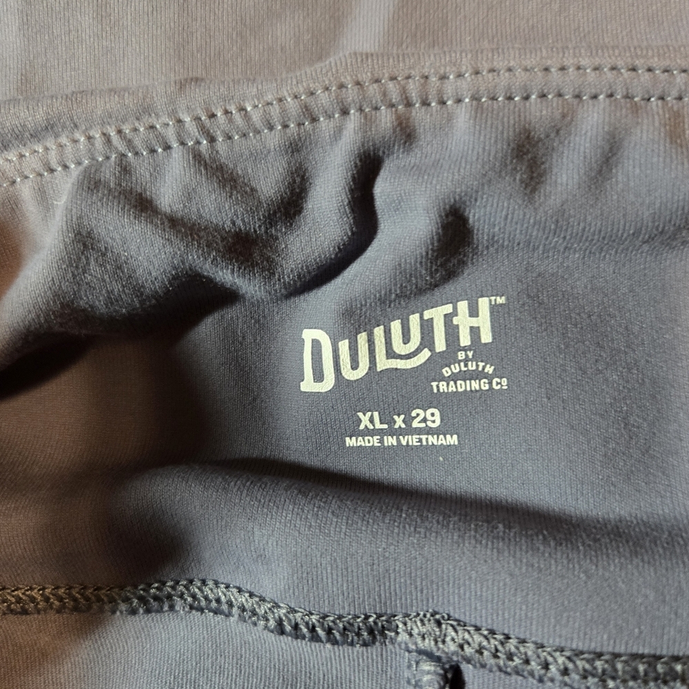 Duluth Trading Co Straight Leg Pants in Charcoal Gray